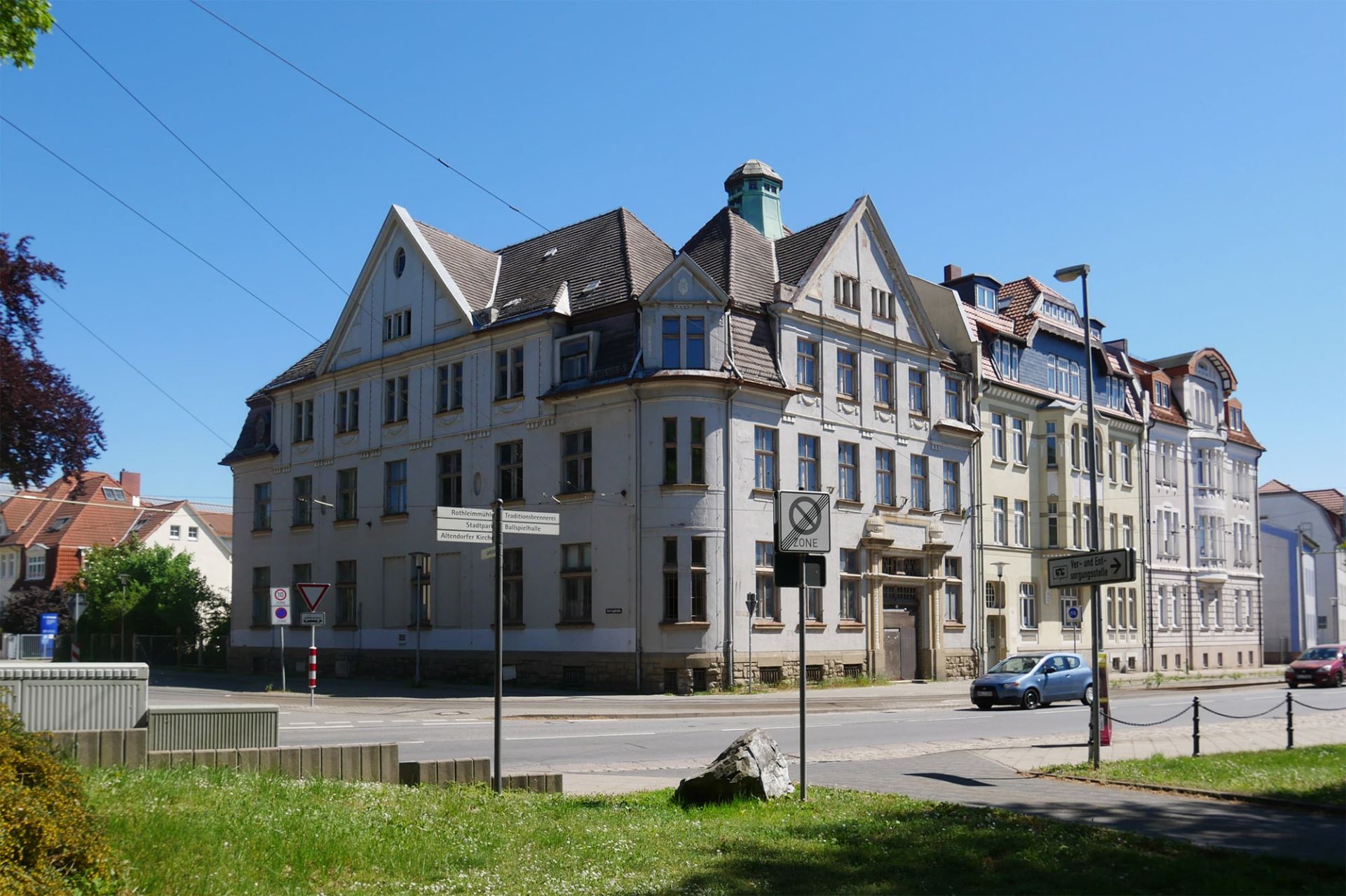 Umnutzung und Modernisierung Bürogebäude Grimmelallee Nordhausen, Architekt Michael Flagmeyer