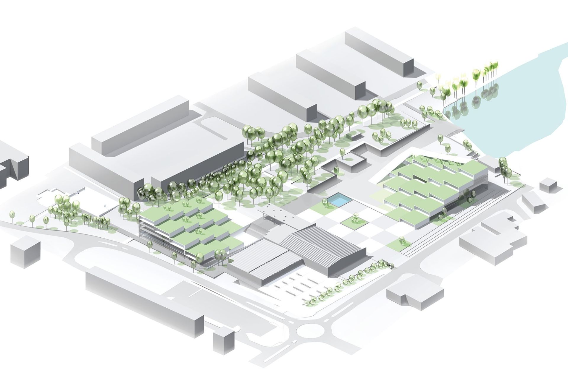 Städtebau Zentraler Platz Leinefelde Worbis, Architekt Michael Flagmeyer